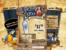 Tablet Screenshot of captainliquor.com